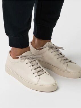Jak Minimalist Cream Leather Sneakers men’s size 41
Made in Portugal